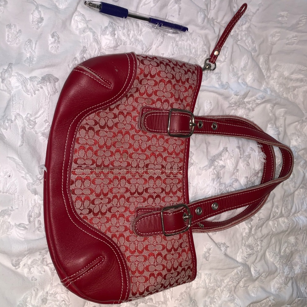 Mini Red Coach Bag